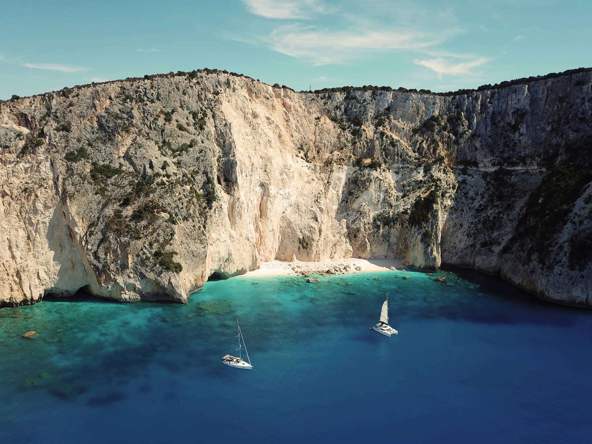 Vacaciones en catamaran o velero por Grecia, ruta por las islas Jonicas