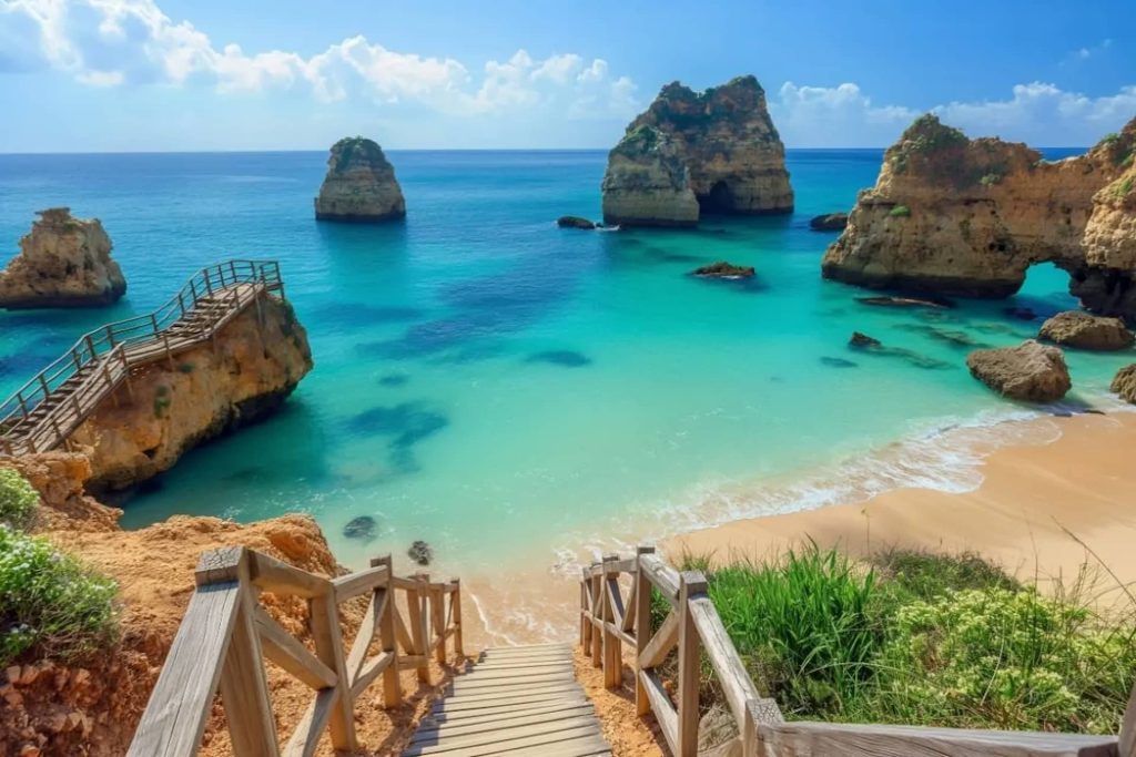 Viaje de vacaciones en velero por el Algarve portugues 